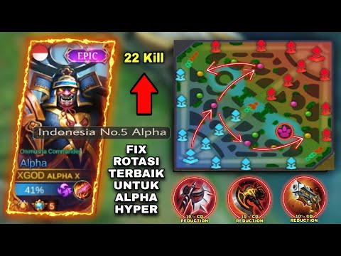 Alpha Full Demage🔥 Alpha Full Lifesteal 2022 - Best Build Alpha - Top Global Alpha 2022 - Alpha MLBB