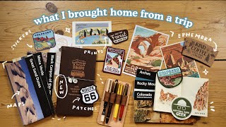 Unpacking my Road Trip ephemera & journal kit | Abbey Sy