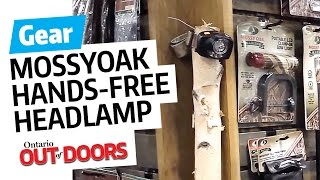 MossyOak hands-free hunting headlamp