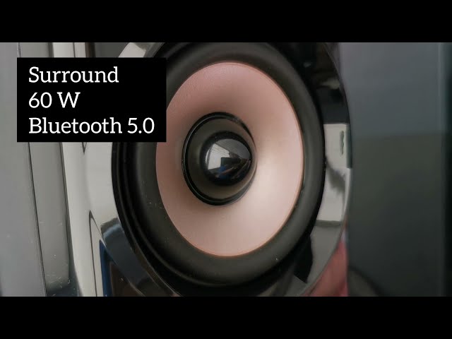 Vídeo relacionado con CREATIVE T60 Altavoces de Escritorio compactos 2.0 con Clear Dialog y Surround de Sound Blaster, Audio USB-C, Puertos para micrófono y Cascos, Bluetooth 5.0, para Ordenadores y portátiles