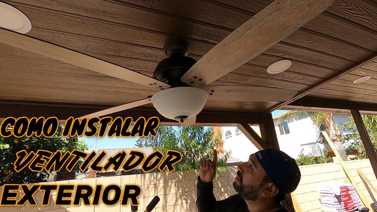 Como instalar ventilador exterior