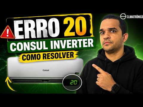 Vídeo: Erro 20 Consul Inverter: Análise Rotor Unidade Externa