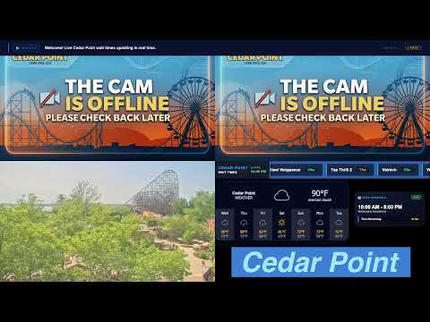 Cedar Point Live Crowd Tracker