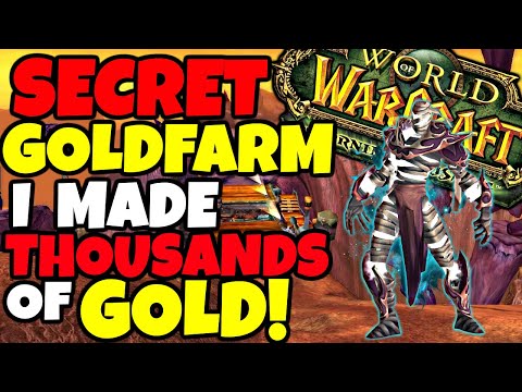 My Secret Goldfarm That Made Me THOUSANDS of Gold in TBC Classic