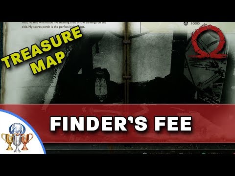 God of War Treasure Map - Finder's Fee - Map and Dig Spot Locations
