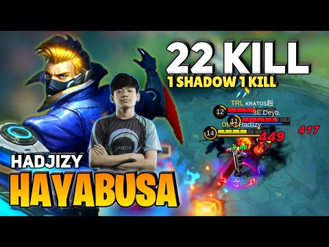 22 KILL ! Intense Battle Hayabusa Show No Mercy, By Smart Omega Hadjizy - Mobile Legends