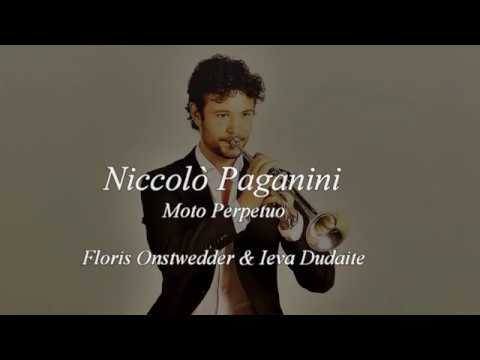 Floris Onstwedder plays Moto Perpetuo, Op.11 -  N.Paganini