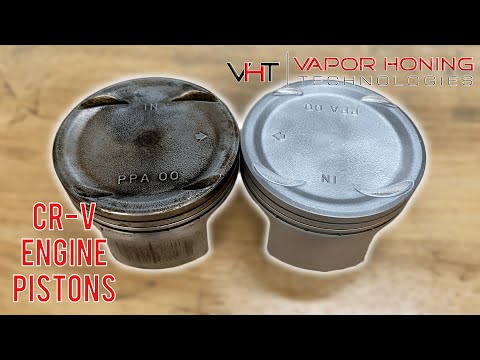 Vapor Blasting CR-V Engine Block Pistons: Vapor Honing Technologies