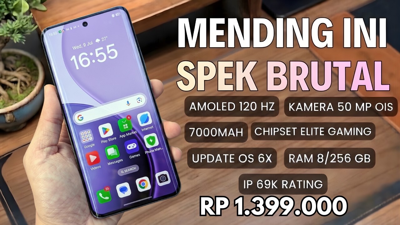 INI SIH BARU PAS BANGET‼️RAM 8/256GB RAM + 7000MAH - HP 1 JUTAAN TERBAIK DAN TERBARU 2026
