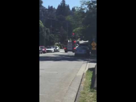 West Van Rescue 1 code 3 to a MVA highway 1