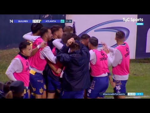 Quilmes - Atlanta [1-2] | RESUMEN | Primera Nacional