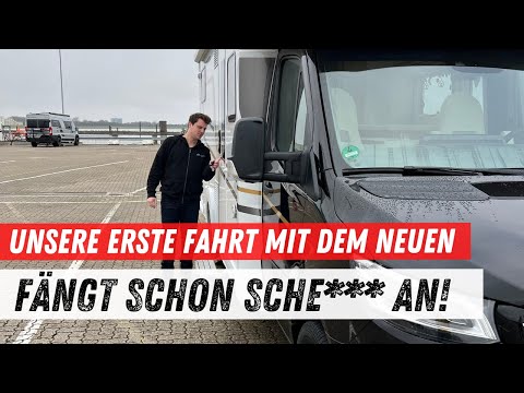 Unsere erste Fahrt🥰Und dann passiert DAS😱Wohnmobil Tour zur Platte Cuxhaven