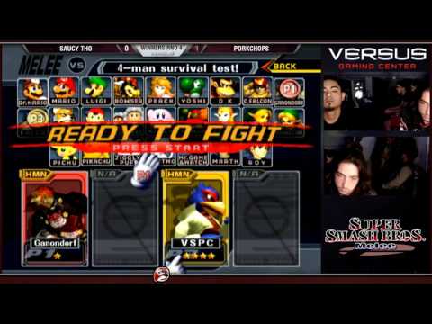 Versus Melee Weekly 1/24/16 - Winners R4 - Saucytho (Ganon, C. Falcon) vs VS|PorkChops (Falco)