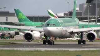 preview picture of video 'Aer lingus A330-302 Beautiful Take Off From Dublin (EI-EAV)(FULL HD)'