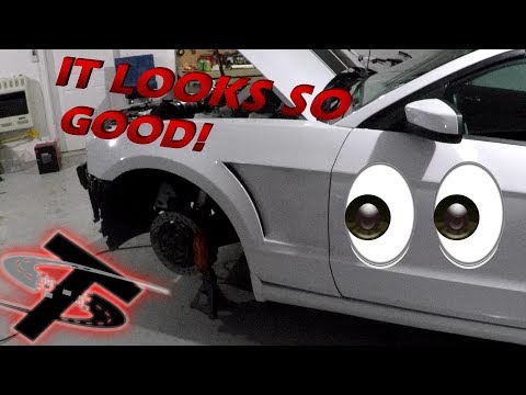 2013-14 Mustang Vented Fender install