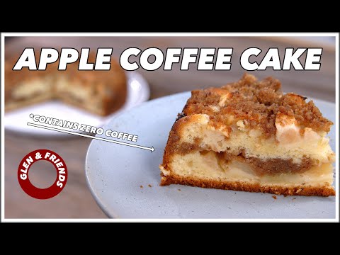 Fall Apple Coffee Cake Recipe - Glen And Friends Cooking - Apple Streusel Cake Recipe