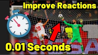 How To Improve Reaction Time As A Goalkeeper -Goalkeeper Tips and Tutorials - Reaction Time Tutorial