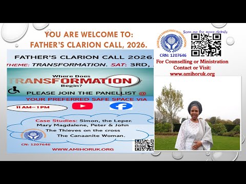 TRANSFORMATION - Father's Clarion Call 2026 - The AMI-HOR UK.