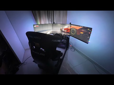 My First Sim Racing Setup T300 RS GT Triple XV270P