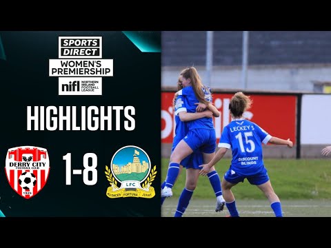 Blues in control | Derry City 1-8 Linfield Women | Women's Prem Highlights