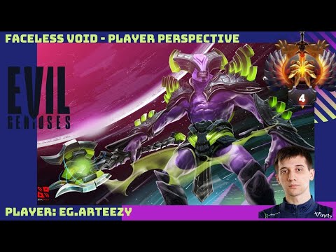 Dota 2 Arteezy (Faceless Void) & Destroys F. Pandas (Players Perspective)
