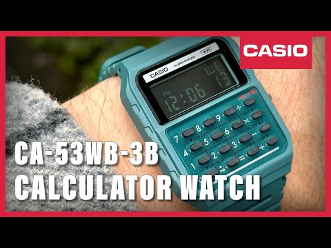 Unboxing The New Casio CA-53W-3B Calculator watch