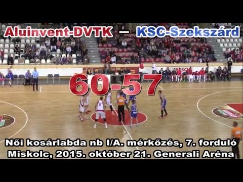 Női kosárlabda NB I. A-csoport 7. forduló. Aluinvent DVTK – KSC Szekszárd