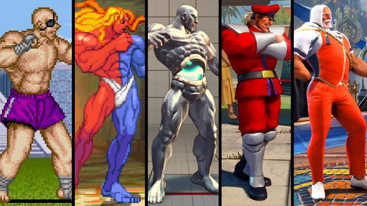 Street Fighter All Bosses (1987-2024)
