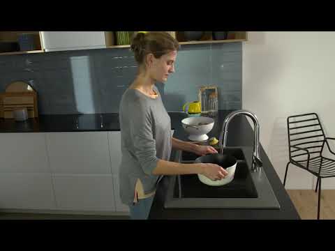 Обзор кухонной мойки hansgrohe S510 F635 серый камень Обзор кухонной мойки hansgrohe S510 F635 серый камень