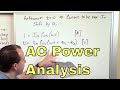 01 Instantaneous Power In AC Circuit Analysis Electrical Engineering