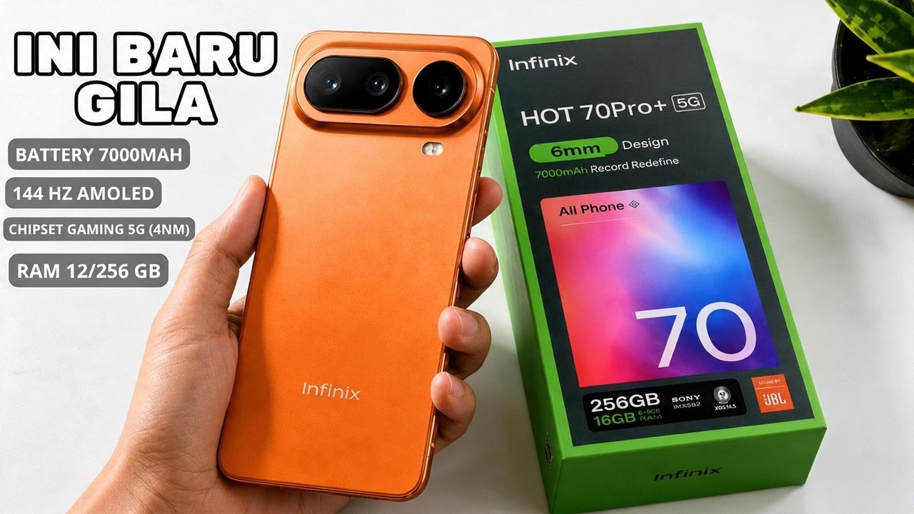 INFINIX MAKIN GAK WARAS‼️INFINIX HOT 70 PRO+ 5G BAWA UPGRADE YANG GAK MAIN2