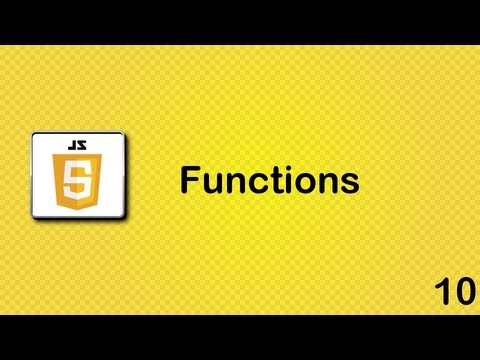 Javascript Beginner Tutorial 10 Functions With Parameters