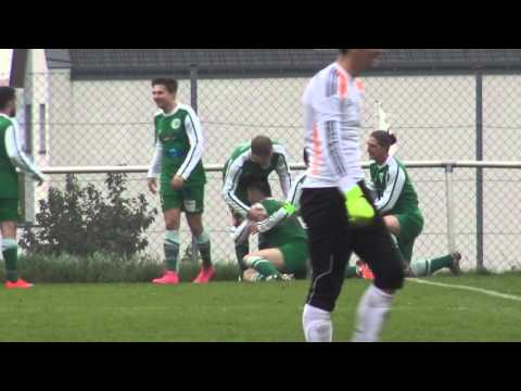 Peter Styvar trifft für Breitenbrunn in Minute 57 zum 0:1.