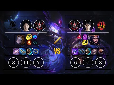 IG Puff Orianna vs FPX Doinb LeBlanc Mid - KR GrandMaster Patch 10.10