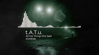 Download lagu t.A.T.u. - All the Things She Said (2026 EDM Edit) mp3 Download lagu t.A.T.u. - All the Things She Said (2026 EDM Edit) mp3