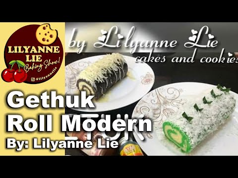 RESEP KUE LILYANNE LIE : CARA MEMBUAT GETHUK ROLL MODERN | Lembut, Enak, Cantik, Mewah & Aneka Rasa