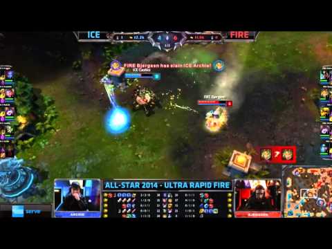 Bjergsen OUTPLAY as Ezreal During URF Mode Allstars