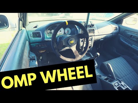 OMP Steering Wheel and Quick Release Install on the Rally Subaru