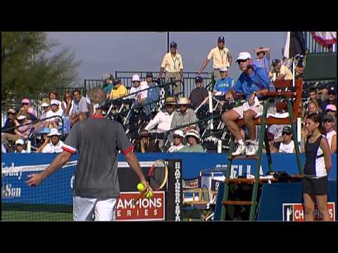 Michael Chang vs John McEnroe - Champions Series Tennis