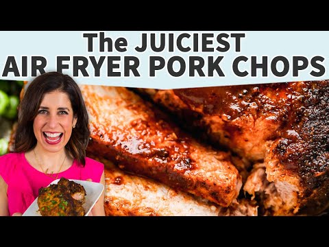 Air Fryer Pork Chops Recipe | How to Cook JUICY Air Fried Pork Chops | EASY Air Fryer Recipe