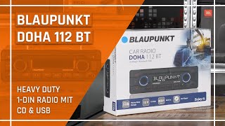 Blaupunkt Doha112BT - Autoradio HeavyDuty - für den harten Einsatz im Auto, Traktor, Baumaschine