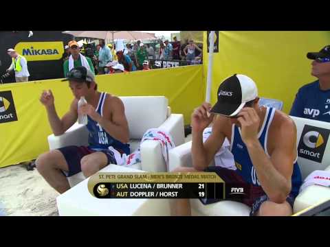 Lucena/Brunner (USA) vs. Doppler/Horst (AUT) - 3rd place - Men World Tour St. Petersburg 20.06.2015
