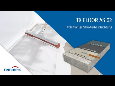 Ableitfähige Strukturbeschichtung – TX Floor AS 02 von Remmers