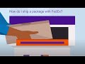 How to ship a package with FedEx