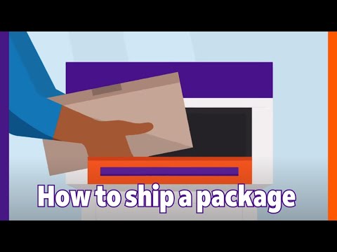 Part of a video titled How to ship a package with FedEx - YouTube