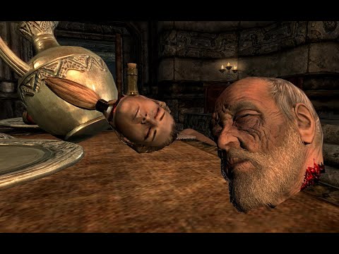 SKYRIM KILLING  Esbern & Delphine