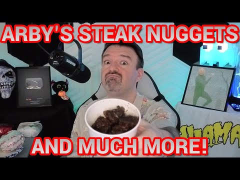 ARBY'S HAS THE MEATS! Steak Nuggets, Reuben, Chicken & More! DSP Tries It Ep. 237 - Return To Arby's