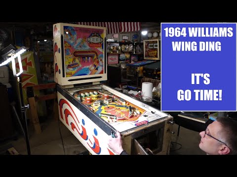 1964 Williams Wing Ding repair project ep6 - first power up!