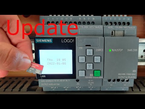 LOGO! Program update with SD-Kart