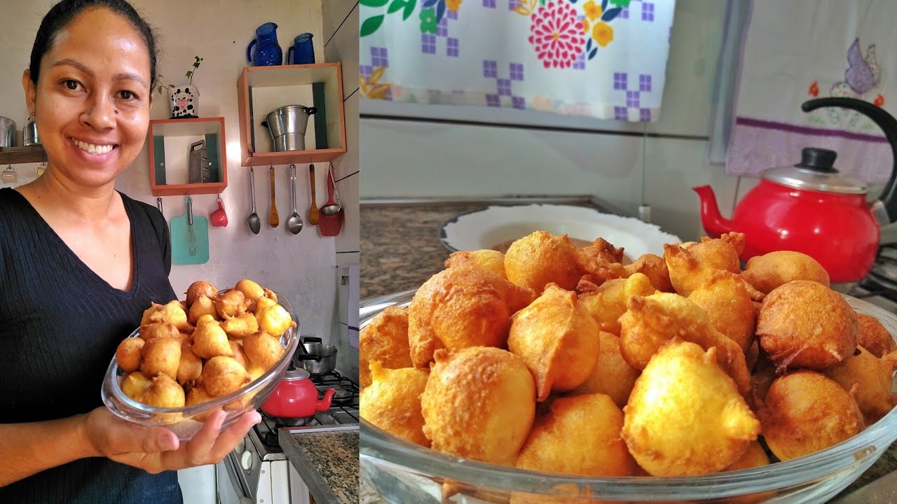 NÃO FAÇA BOLINHO DE CHUVA ANTES DE VER ESSA RECEITA | BOLINHO PERFEITO 🤤